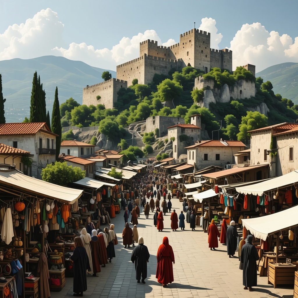 Călătorie în inima Kruja: Cetatea și bazarul tradițional