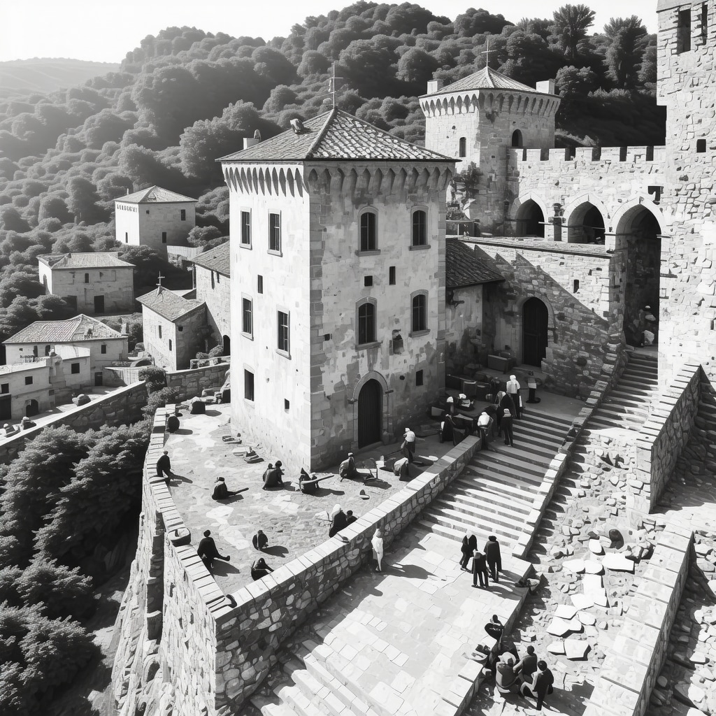 3D scanning and digital conservation of Jajce medieval fortress