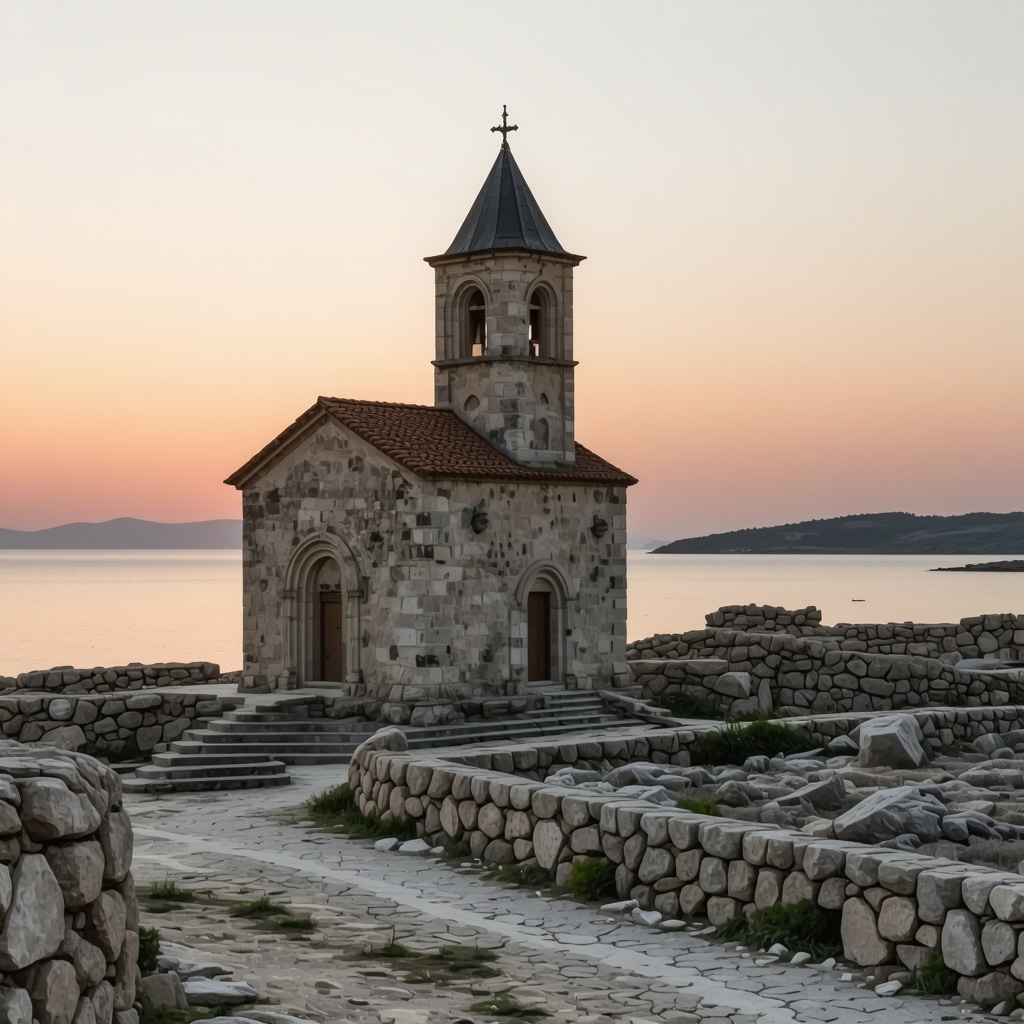 Augmented reality visualization of Nesebar's historic churches with digital tourist flow data overlays