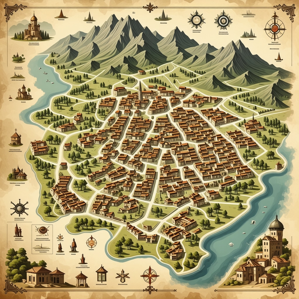 Interactive digital map illustrating Tutin's cultural heritage sites with augmented reality features and community engagement