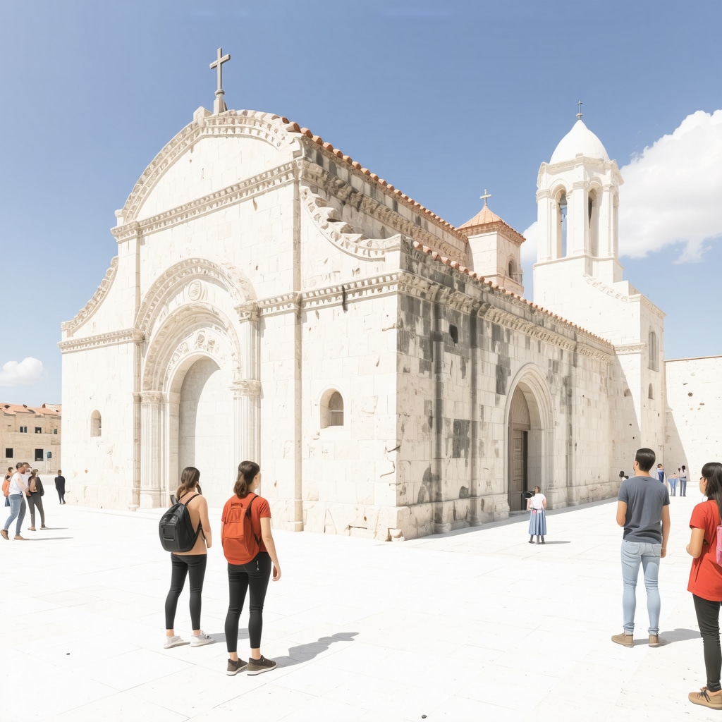 Illustration of augmented reality and 3D scanning applied to Nesebar's historic church for heritage conservation