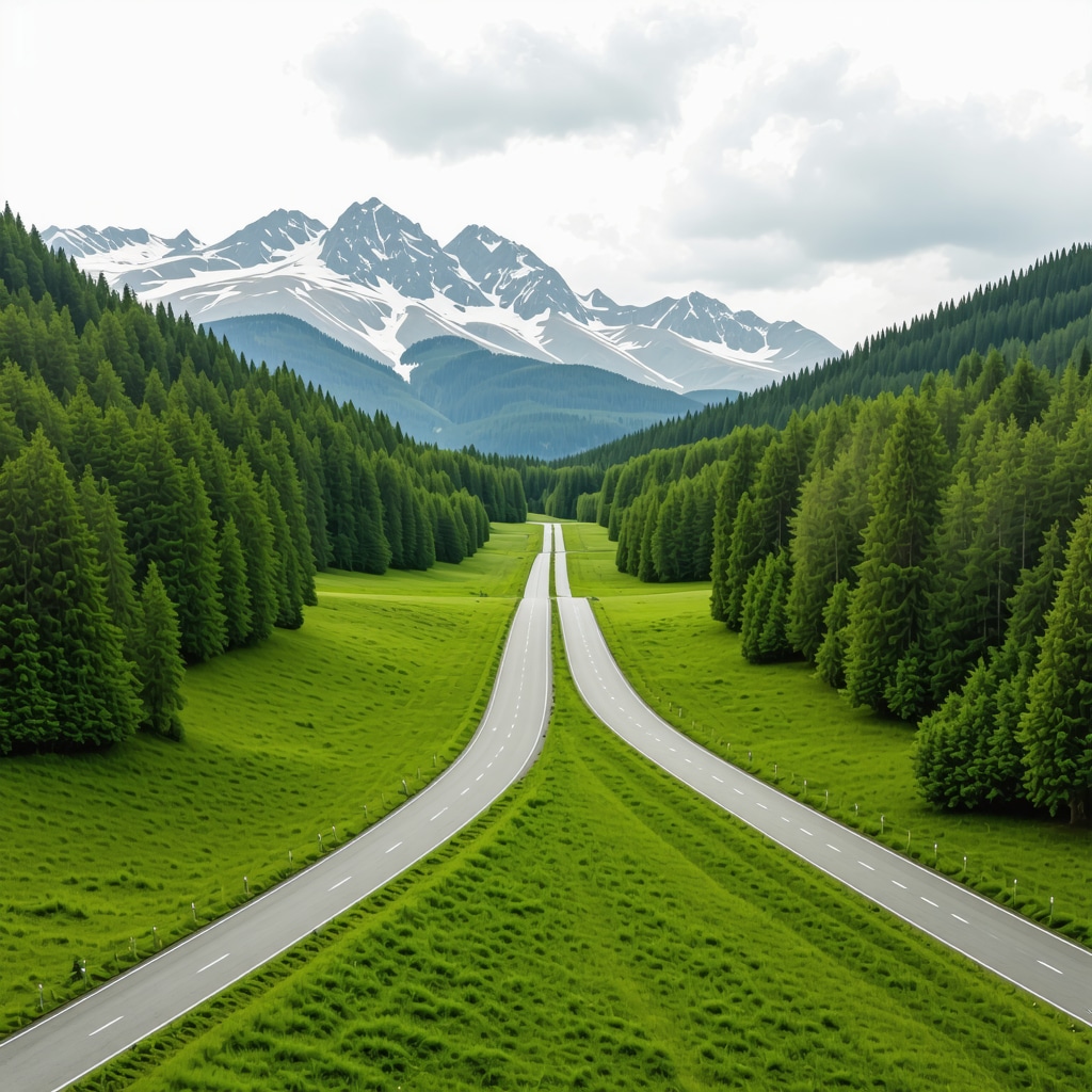Drone equipped with multispectral sensors flying over Transfăgărășan road and surrounding alpine ecosystem