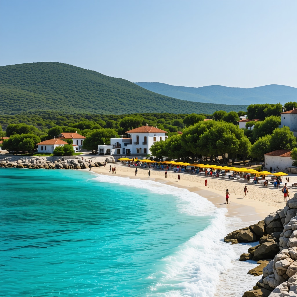 Explorând plajele și cultura din Ksamil, Albania