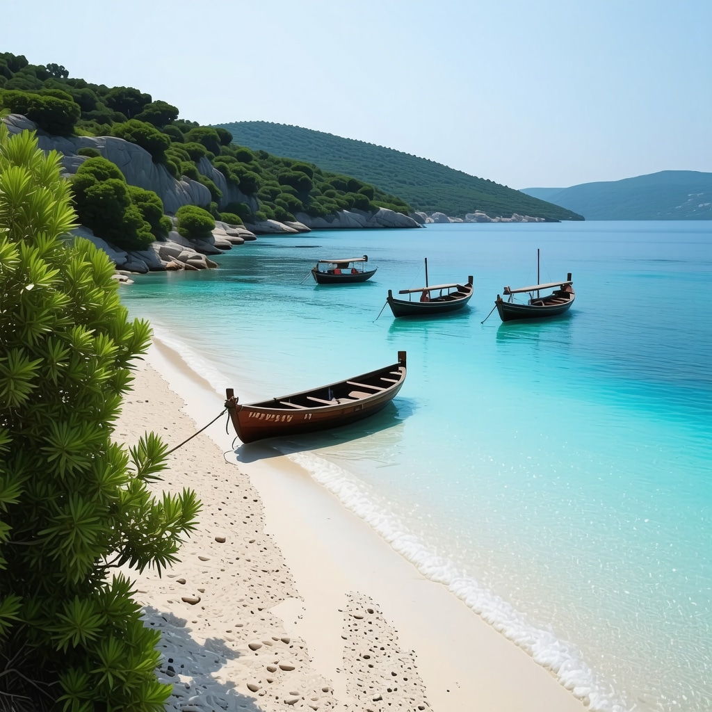 Ksamil: Paradisul albanez pentru iubitorii de mare