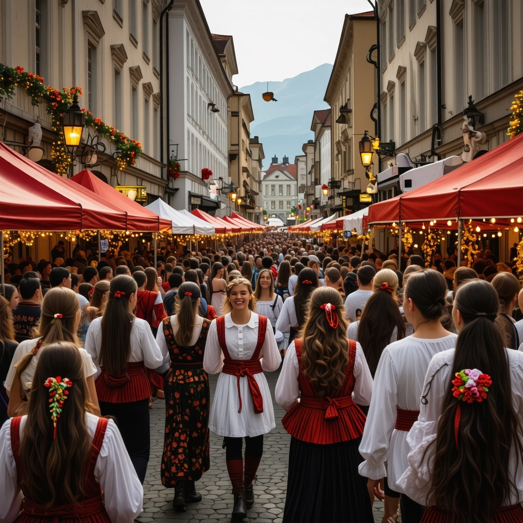 Ljubljana: Festivaluri culturale și viața urbană vibrantă