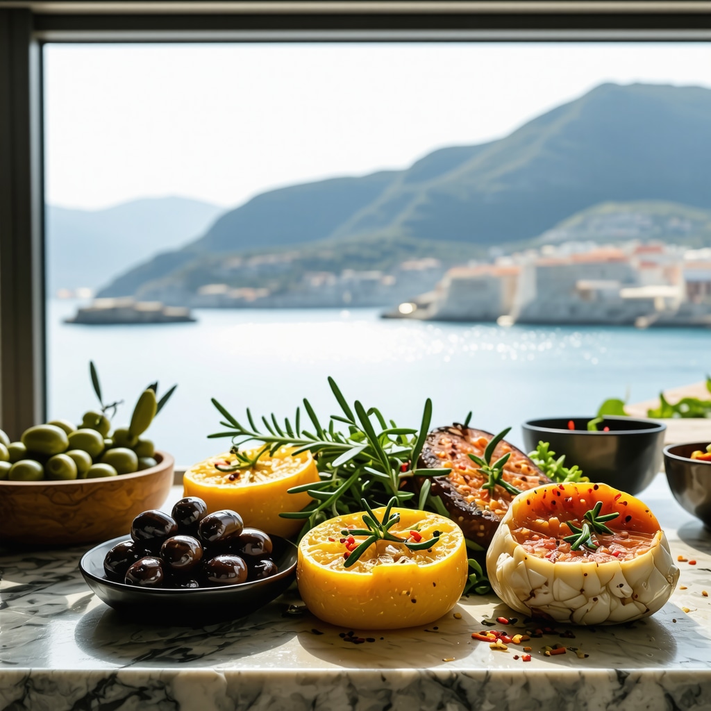Modern Greek kitchen in Patras with traditional ingredients and innovative cooking methods