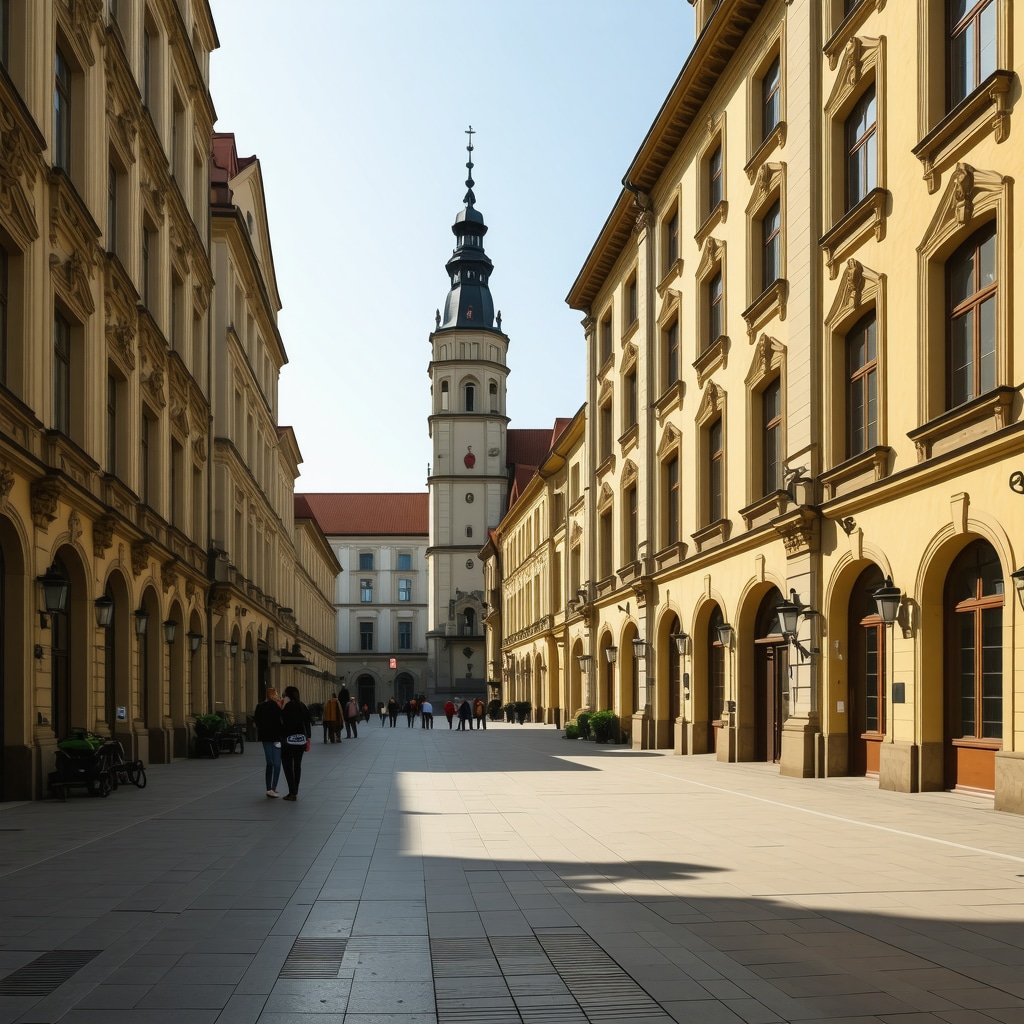 Digital augmented reality showcasing German cultural heritage in Subotica's urban landscape