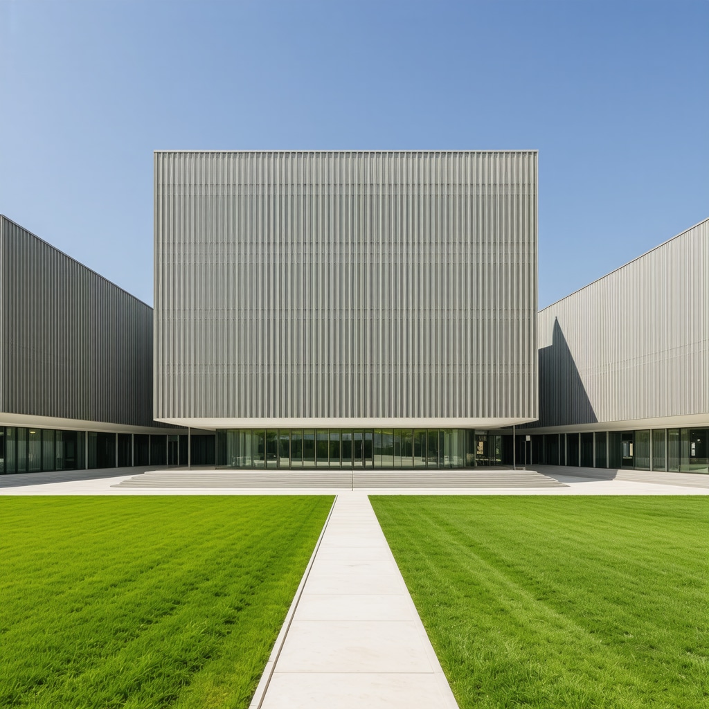 Contemporary Albanian architecture with cultural and green spaces in Tirana