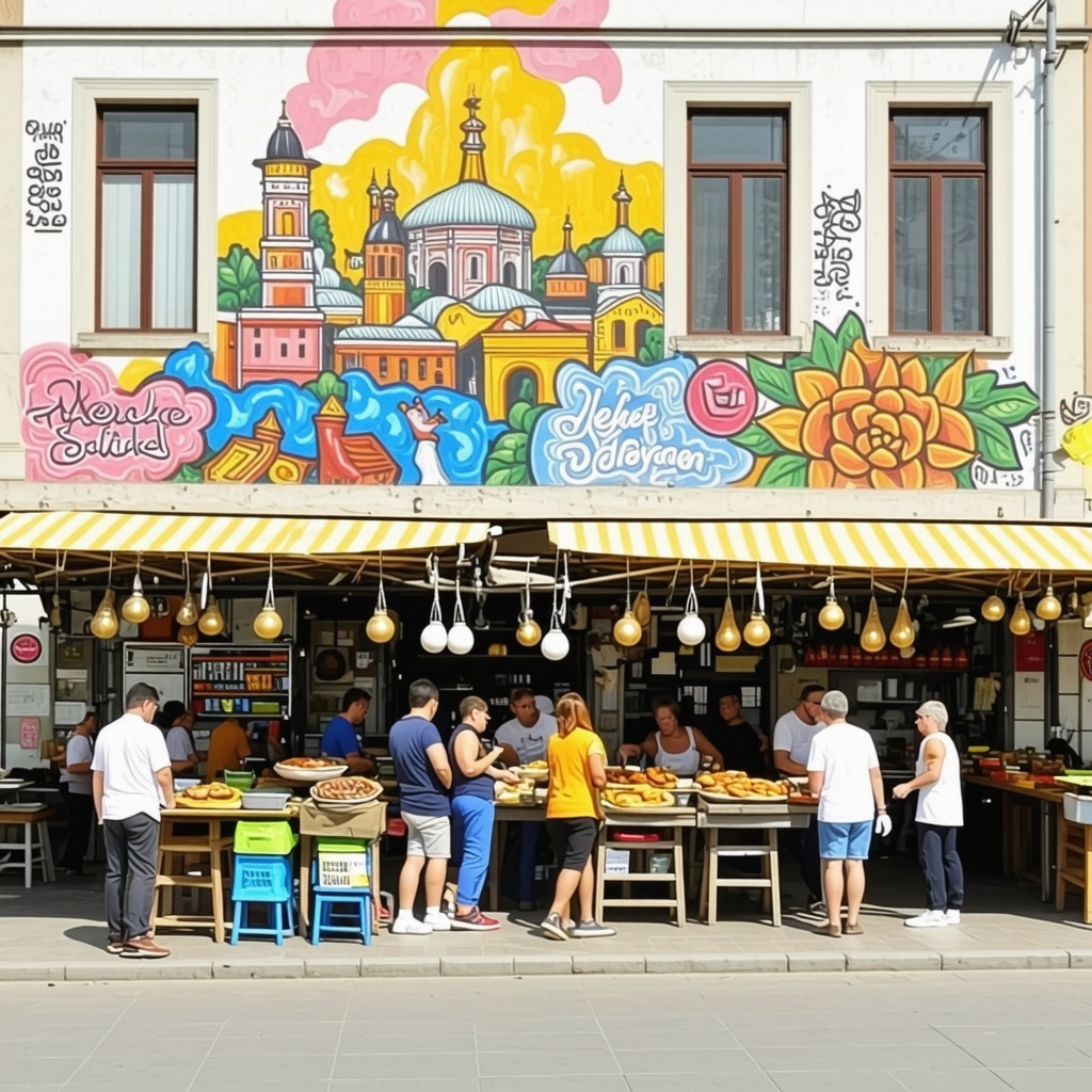 Skopje: Descoperă arta stradală și gastronomia locală