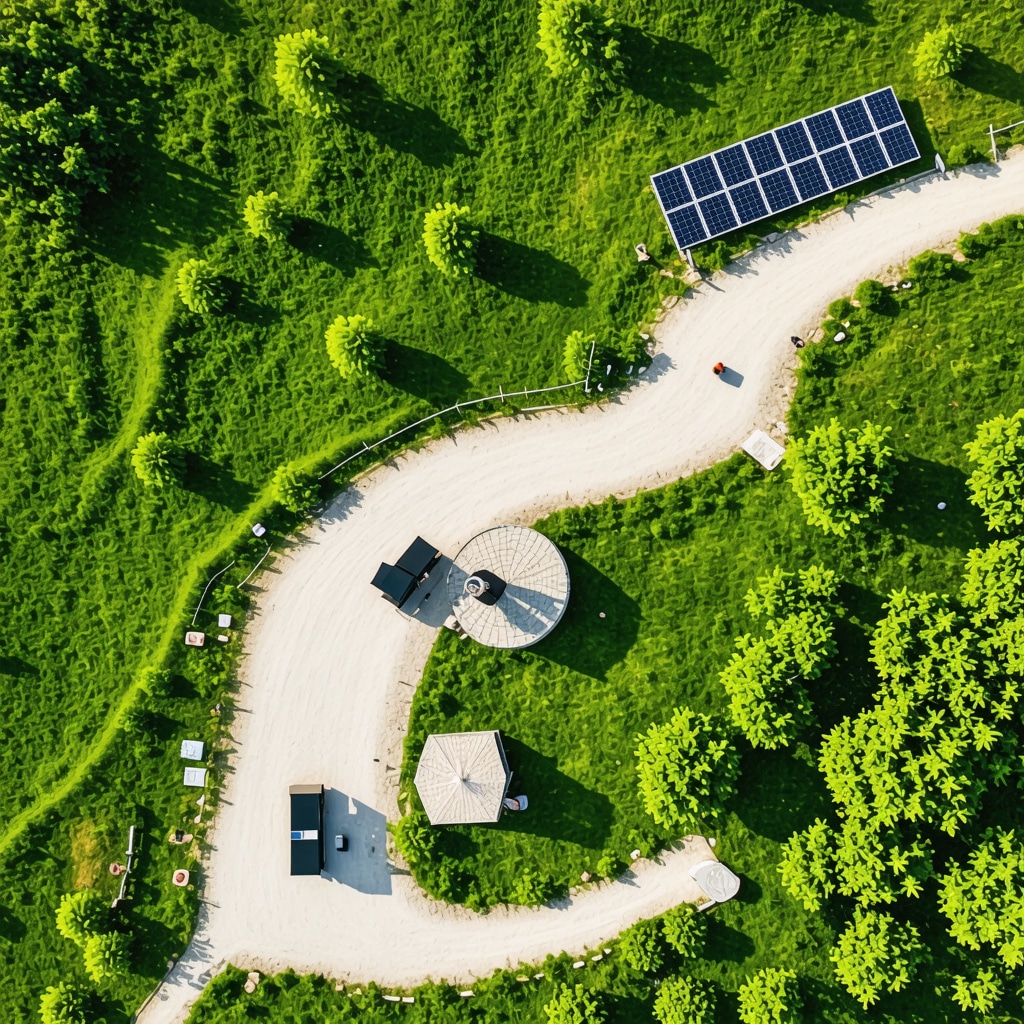Međugorje pilgrimage site showcasing solar panels and digital kiosks for sustainable tourism