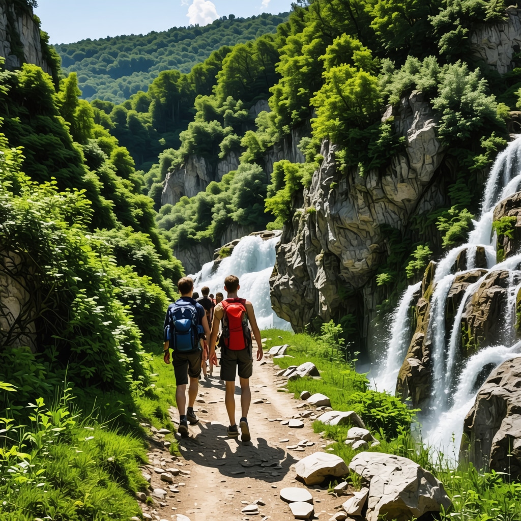 Trasee spectaculoase în Parcul Național Krka pentru drumeți