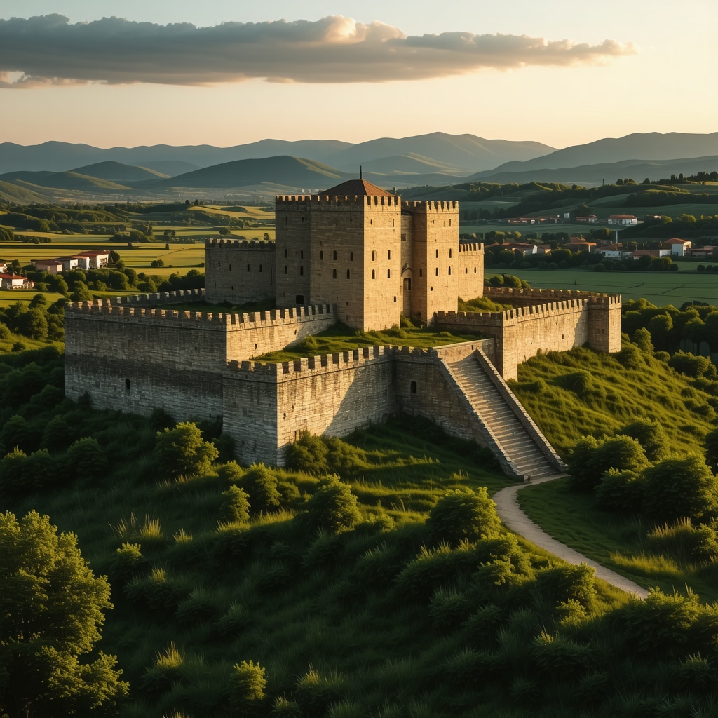 Detailed 3D digital reconstruction of Smederevo Fortress with augmented reality restoration highlights