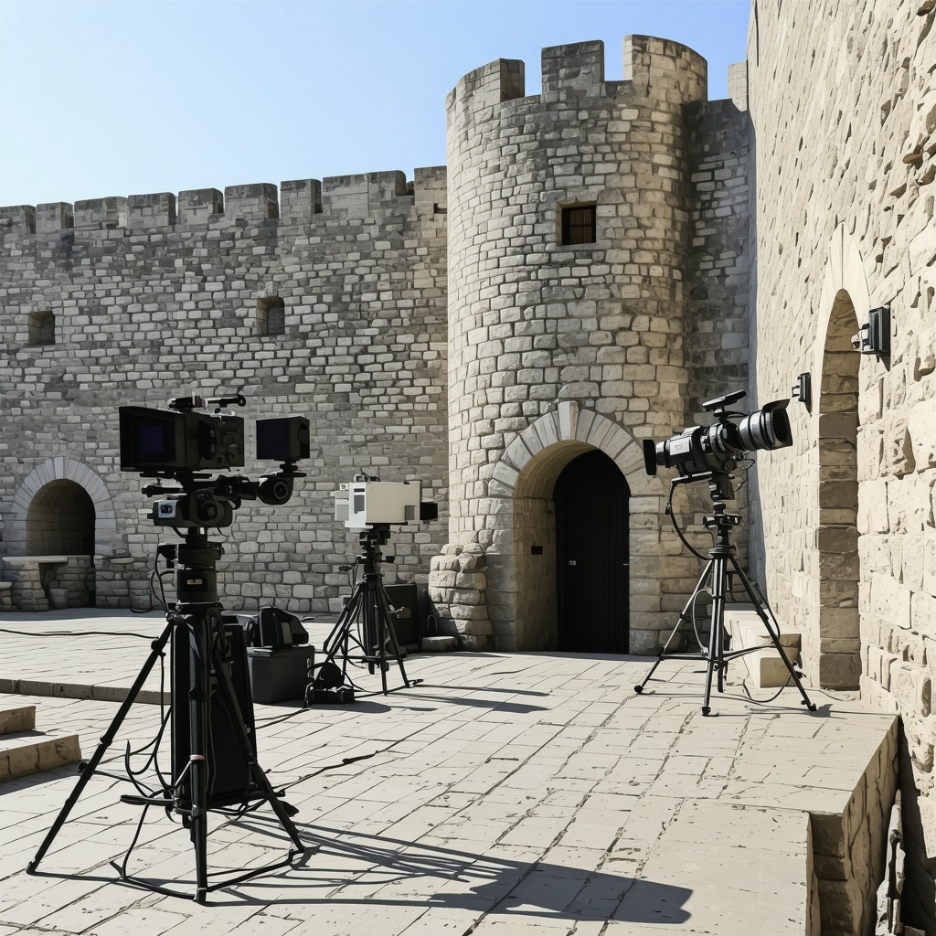 Scanare 3D și conservare a zidurilor medievale din Dubrovnik sub lumina zilei