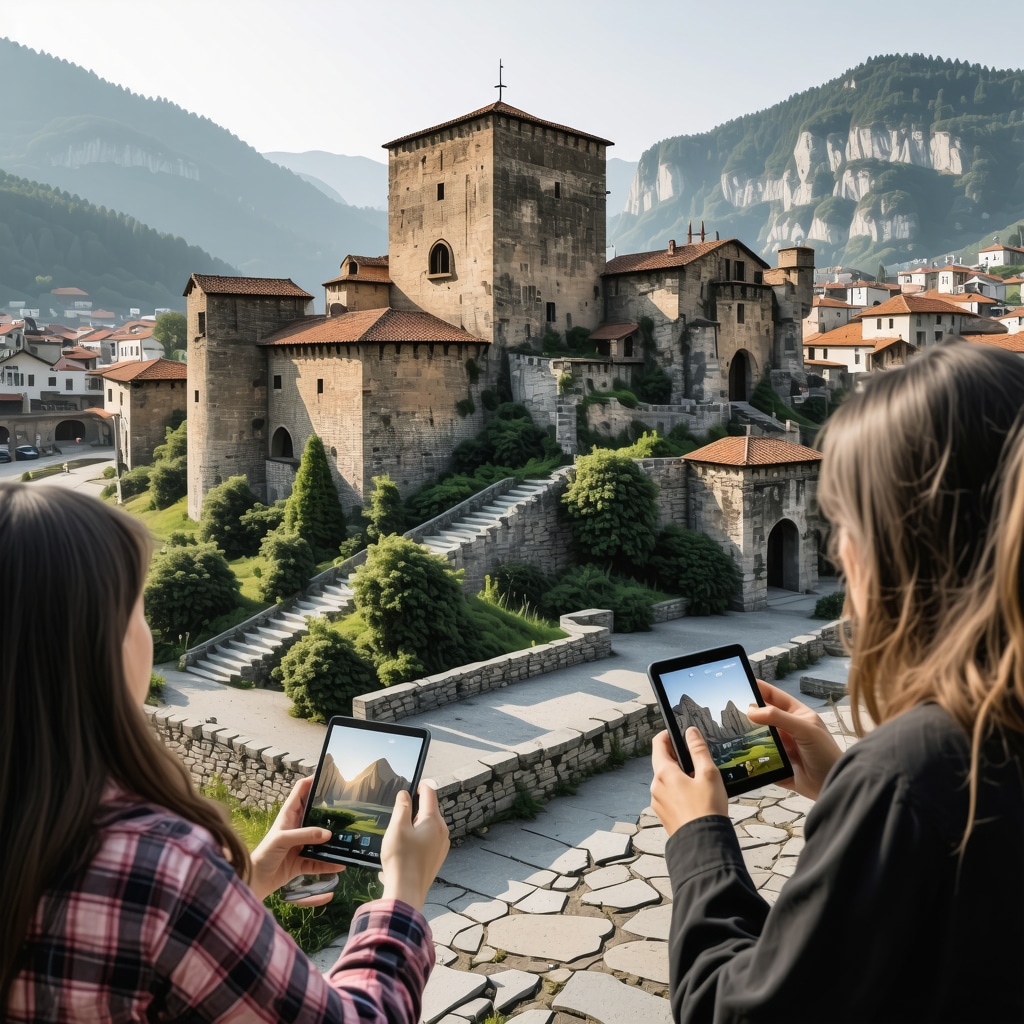 Historic fortress of Jajce enhanced with augmented reality and community interaction