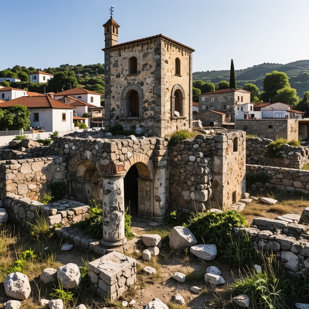 Visualization of AI and IoT technologies monitoring cultural heritage sites in Sozopol