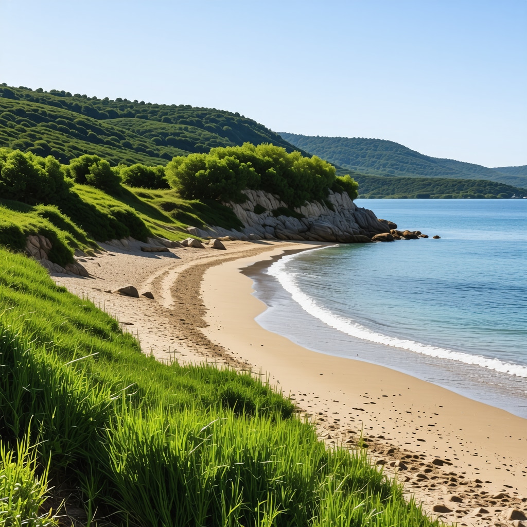Golden Sands beach with natural reserves and festival activities in Bulgaria