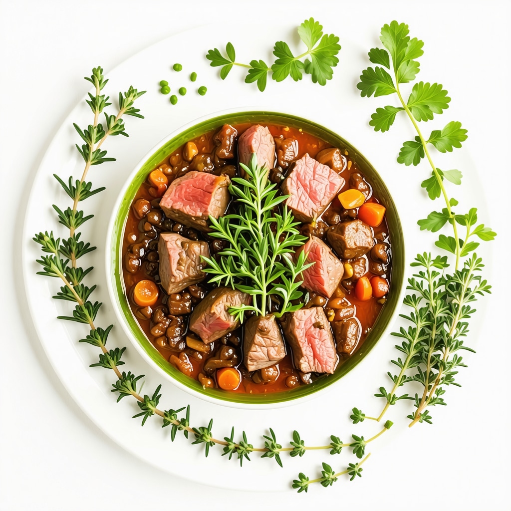 Traditional Romanian dish with modern sous-vide preparation and local herbs in Brașov
