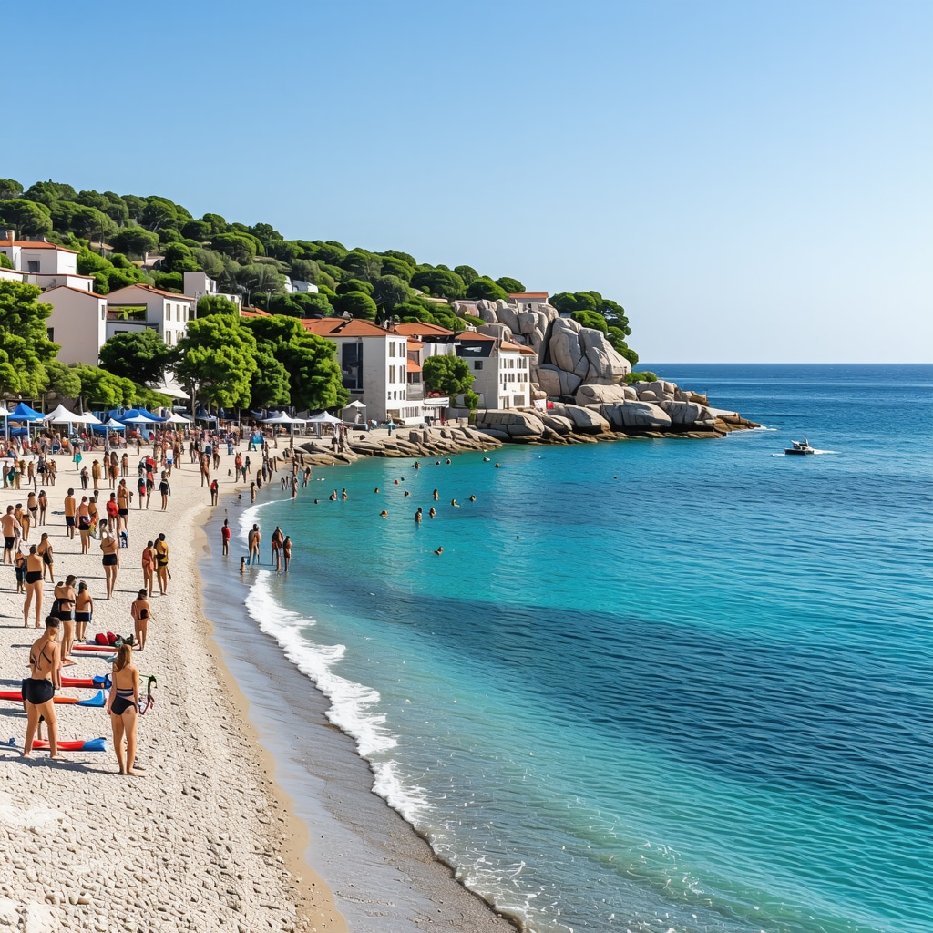 Panoramic view of Varna's coast featuring beaches, eco-tourism, and cultural festival