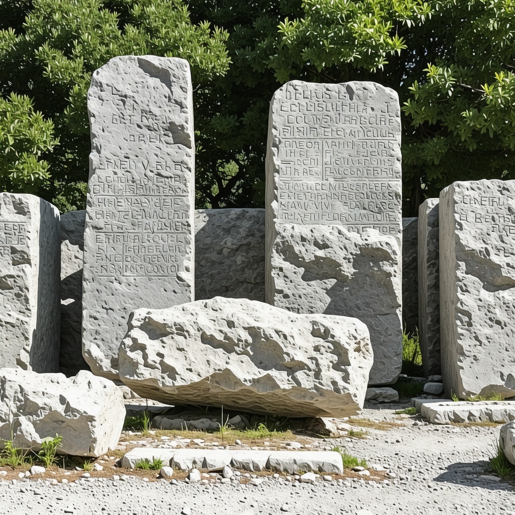 Ruine antice și sit arheologic în Kırklareli, cu inscripții și monumente din piatră, peisaj natural