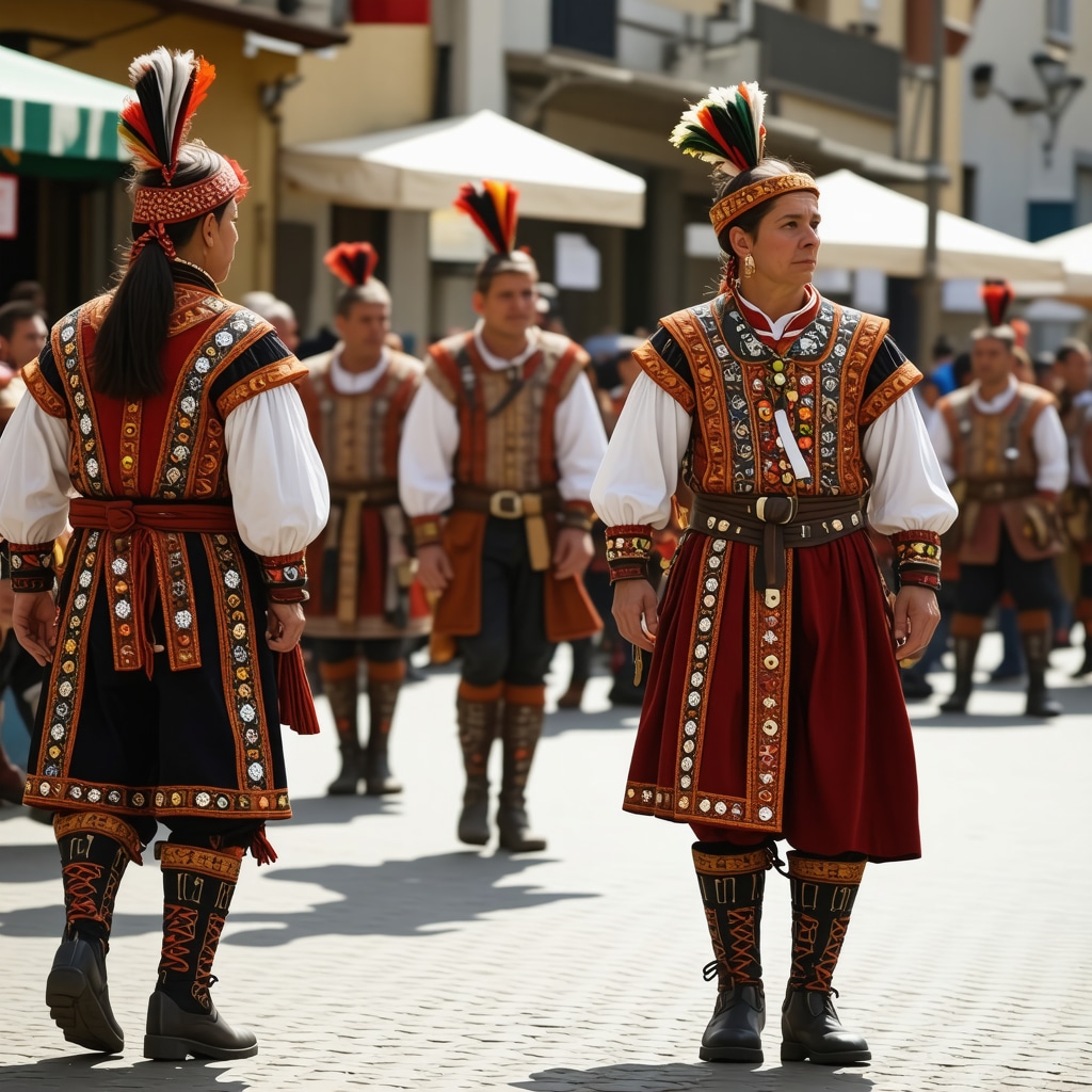 Festival cultural balcanic cu costume tradiționale și elemente moderne