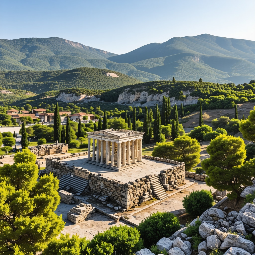 Descoperă Delfi: Istorie și peisaje sacre din Grecia antică