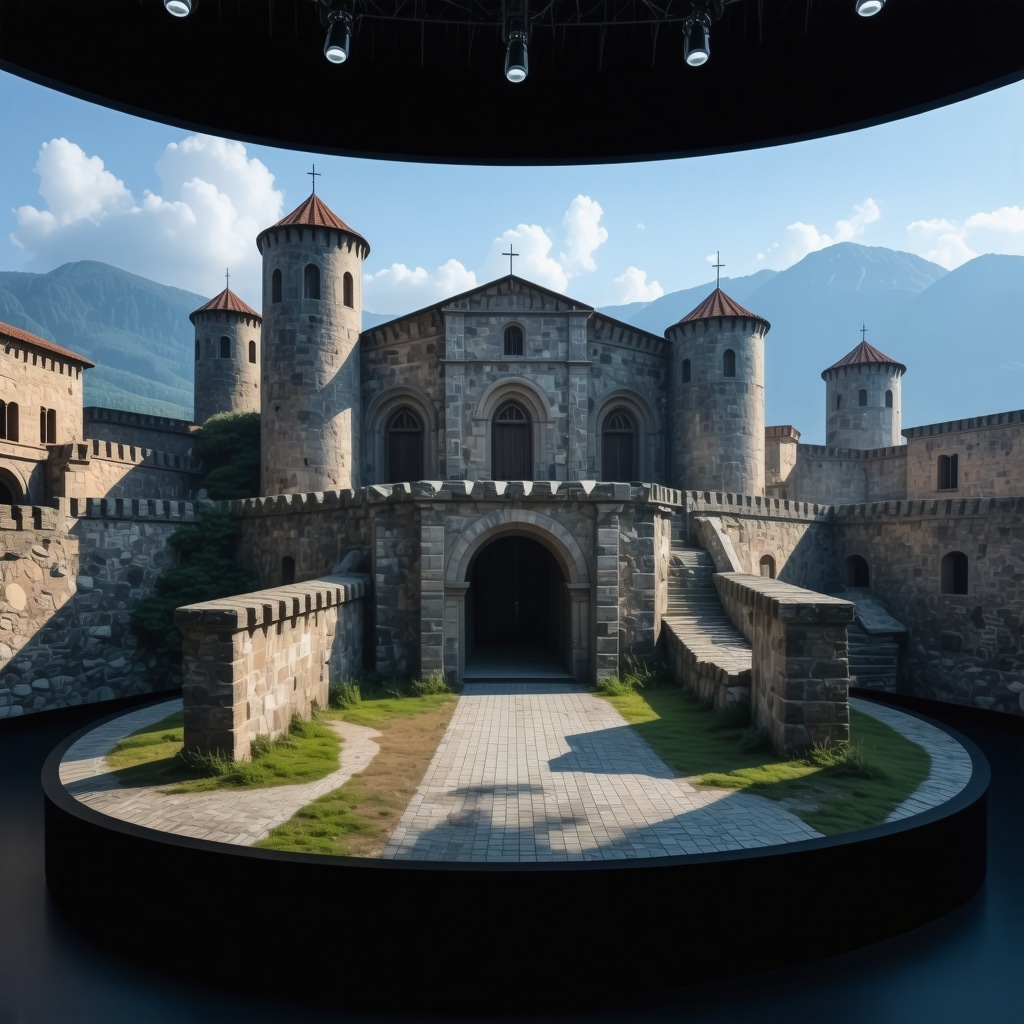 Interactive augmented reality display of Peja's historical sites with 3D scanning technology
