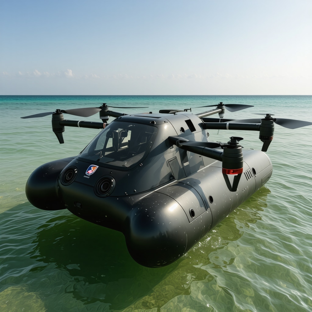 Drone subacvatice și tehnologie AR explorând viața marină în Mamaia