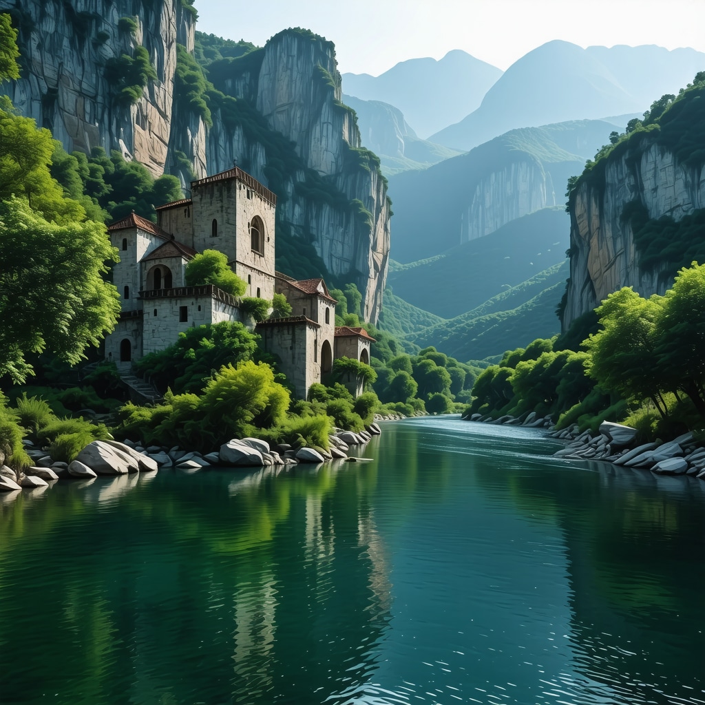 Farmecul mistic al mănăstirii Blagaj și împrejurimile din Bosnia