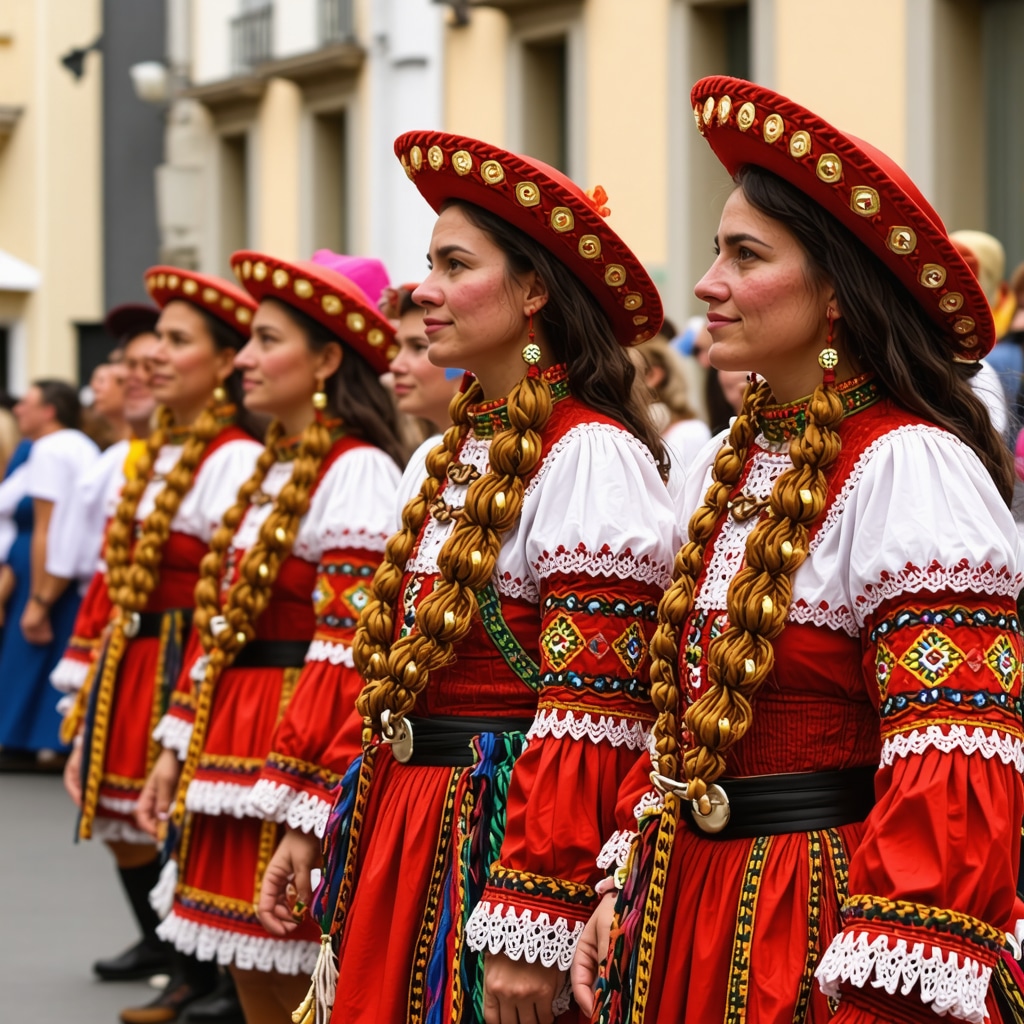 Festival tradițional balcanic cu costume, dans și muzică