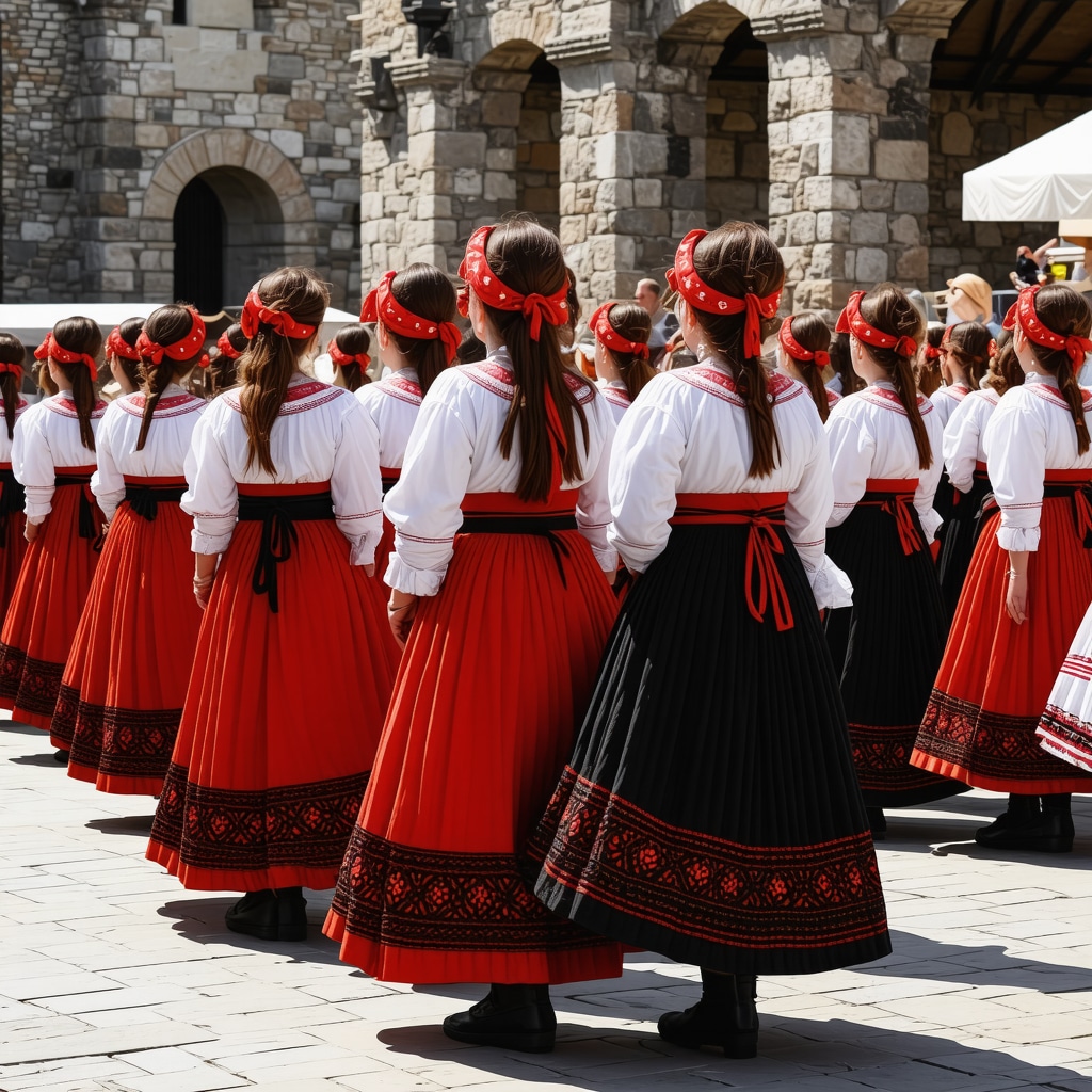Festival cultural în Balcani cu costume tradiționale și situri istorice