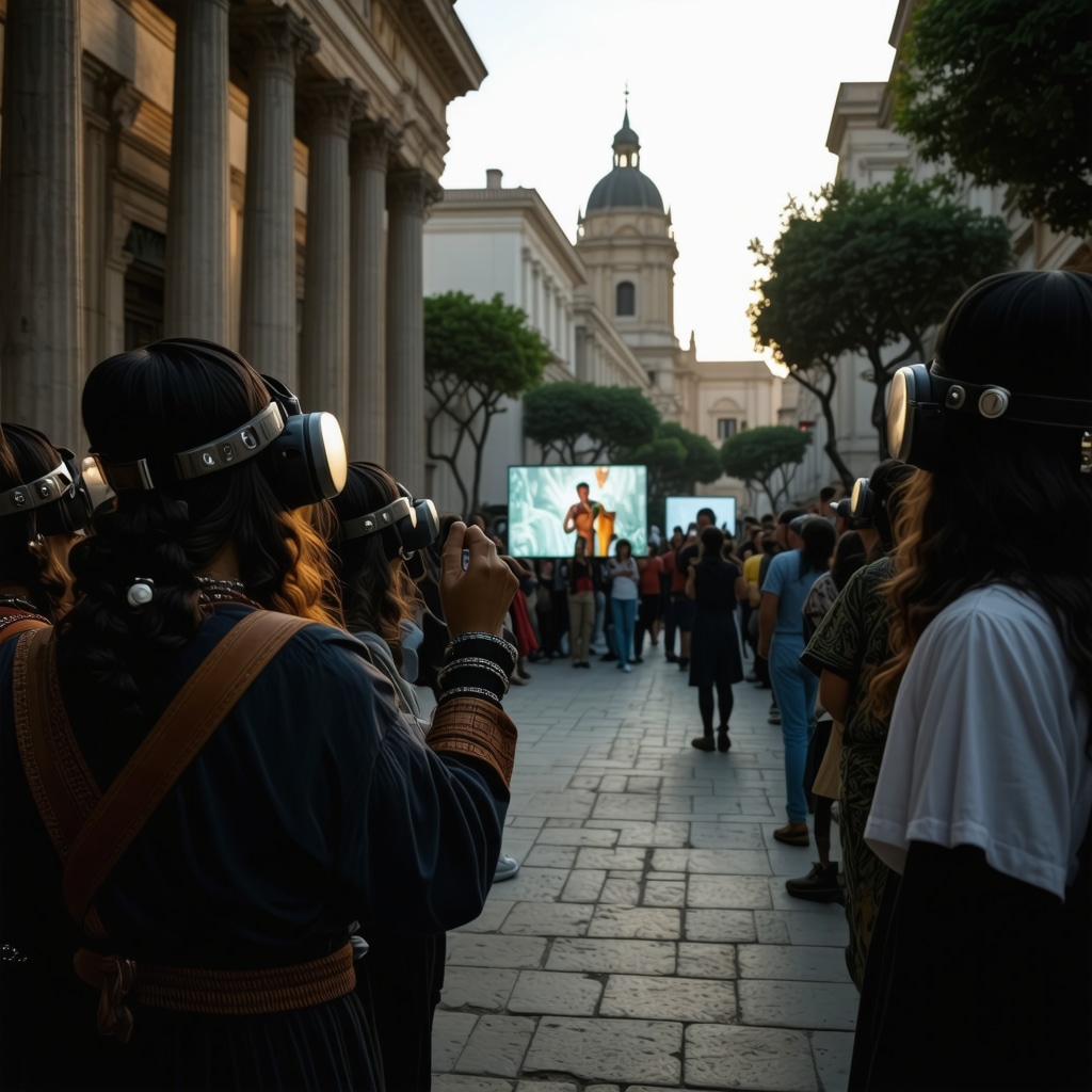 Festival cultural futurist în Patras cu elemente de realitate augmentată și costume tradiționale grecești