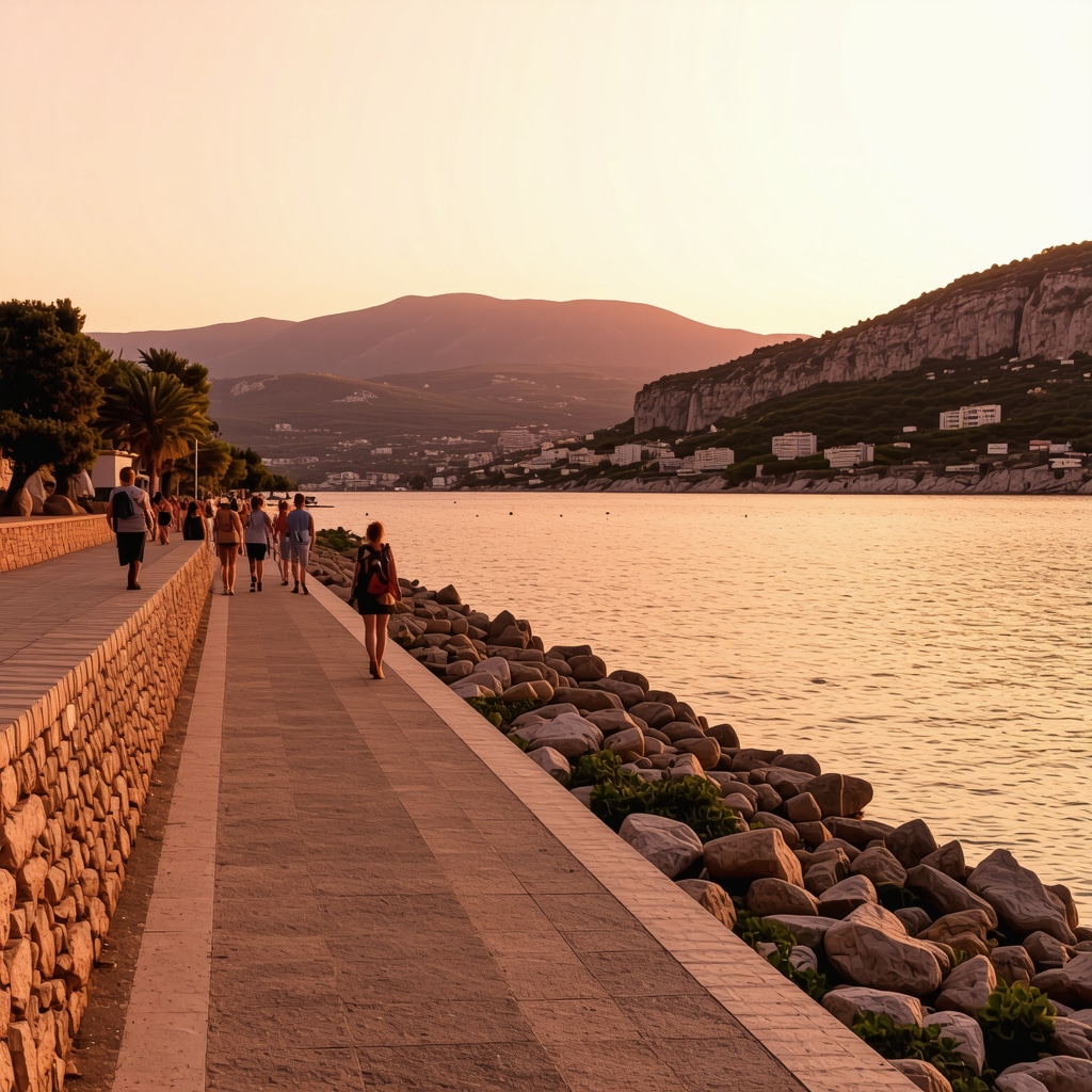 Makarska: Plimbări la apus pe coasta dalmată