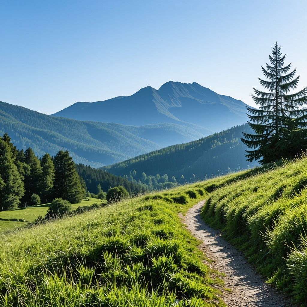 Peisaj montan spectaculos în apropierea Priștinei, ideal pentru reflecție și explorare