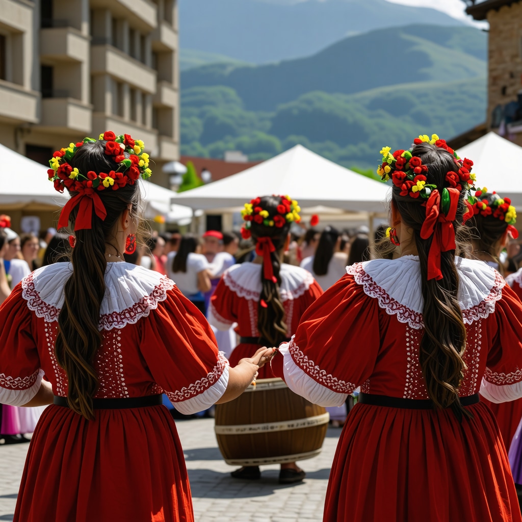 Spectacol vibrant de festival în Kumanovo, costume tradiționale și dansuri