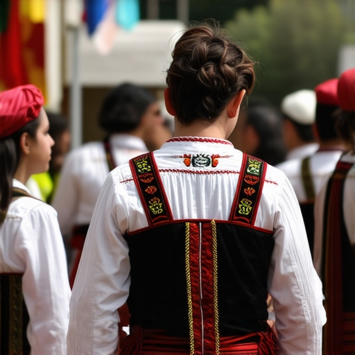 Festival tradițional balcanic cu costume, dans și muzică modernizată