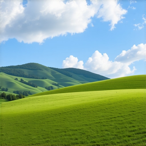Peisaj montan în Balcanii de Vest, natură verde și cer senin