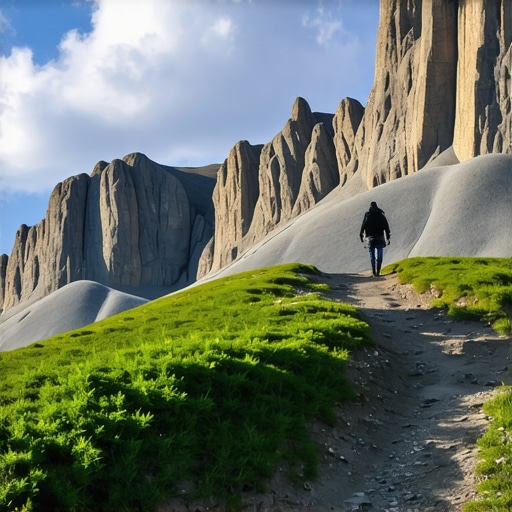 Imagine cu munți și trasee de drumeție în Balcani, în natură