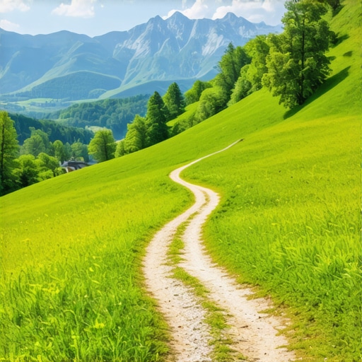 Traseu montan în Balcani Traseu de drumeție în munții Balcanici cu peisaje de natură