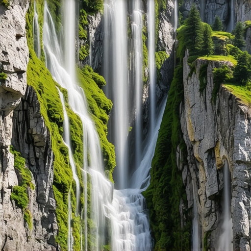 Peisaje montane spectaculoase din Balcani 2024 Peisaj montan cu trasee de drumeție și cascade în Balcani, peisaje spectaculoase, natură vibrantă