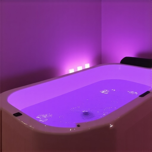 Spa modern cu lumină LED și tehnologii inovatoare