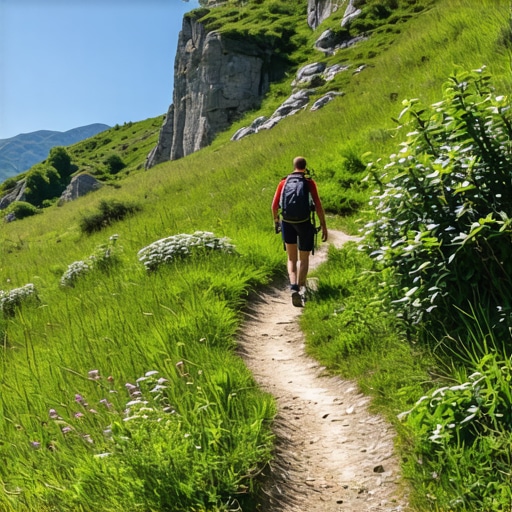Traseu montan în Parcul Național din Balcani Traseu montan în natura balcanică cu drumeți și peisaje spectaculoase