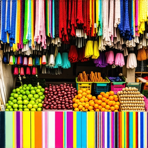 Vendors in traditional clothing selling crafts and produce at a local market in Ulcinj