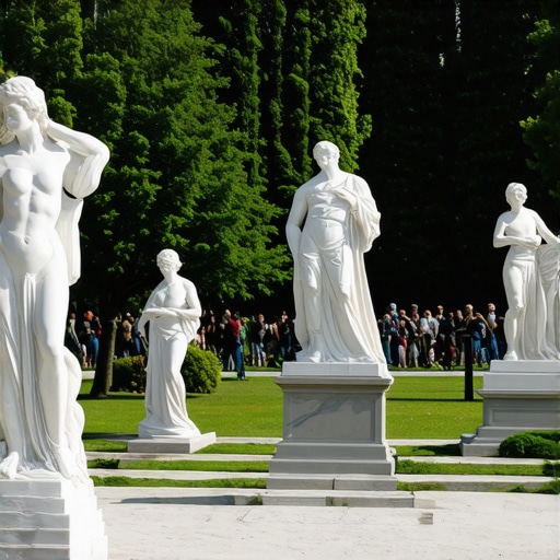 Aranđelovac 2026: Cele mai frumoase sculpturi în marmură din parc