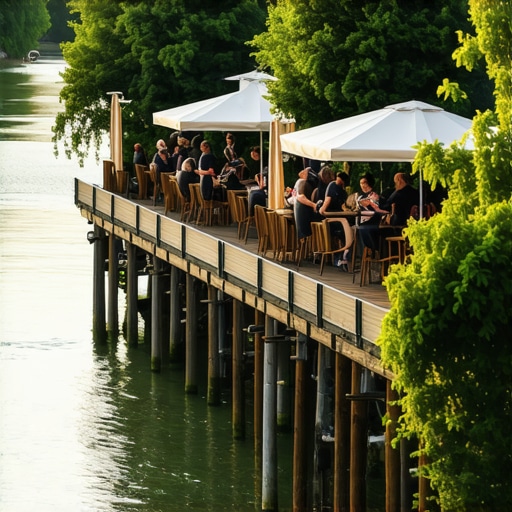 Ljubljana 2026: 3 baruri pe malul râului cu muzică live