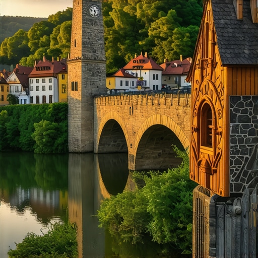 Tryavna 2026: Arta sculpturii în lemn și podul cu ceas